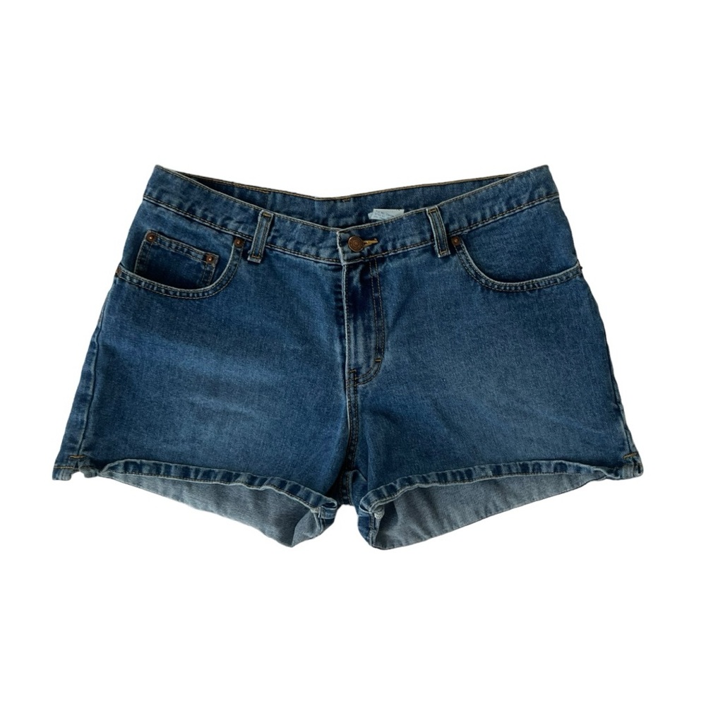 vintage jordache low rise jean shorts size junior 13/14